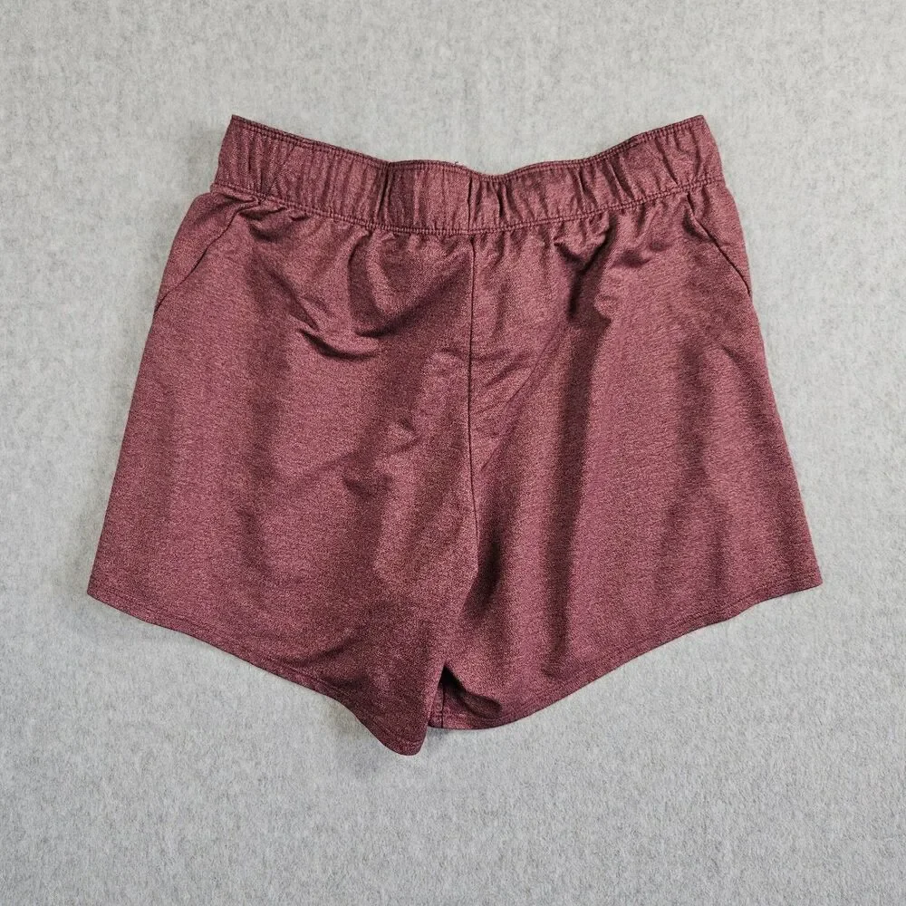 Nike Dri-Fit Women's Medium Short Running Shorts Burgundy